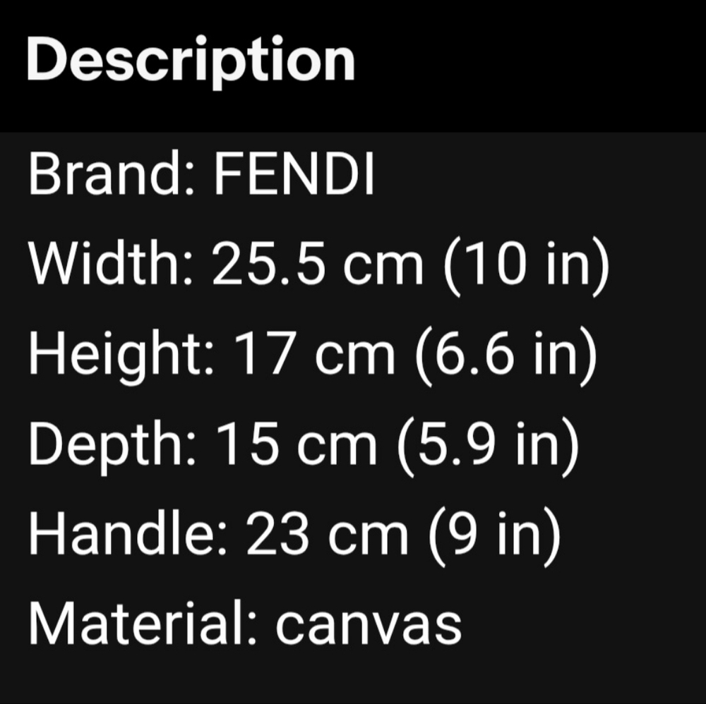 Fendi Vintage Vanity Zucca Print  Monogram Bag - Picture 12 of 12